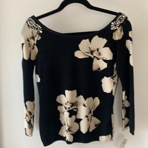 Bluemarine Floral Embellished Top 44
